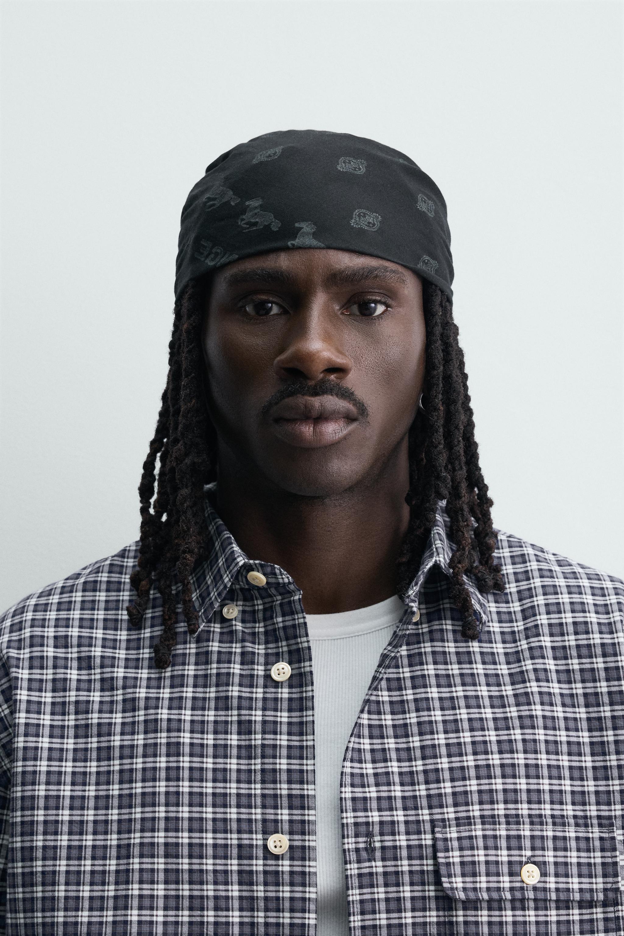 BANDANA À IMPRIMÉ GÉOMÉTRIQUE